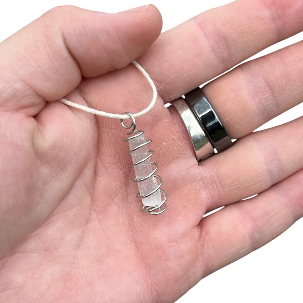 Selenite Necklace
